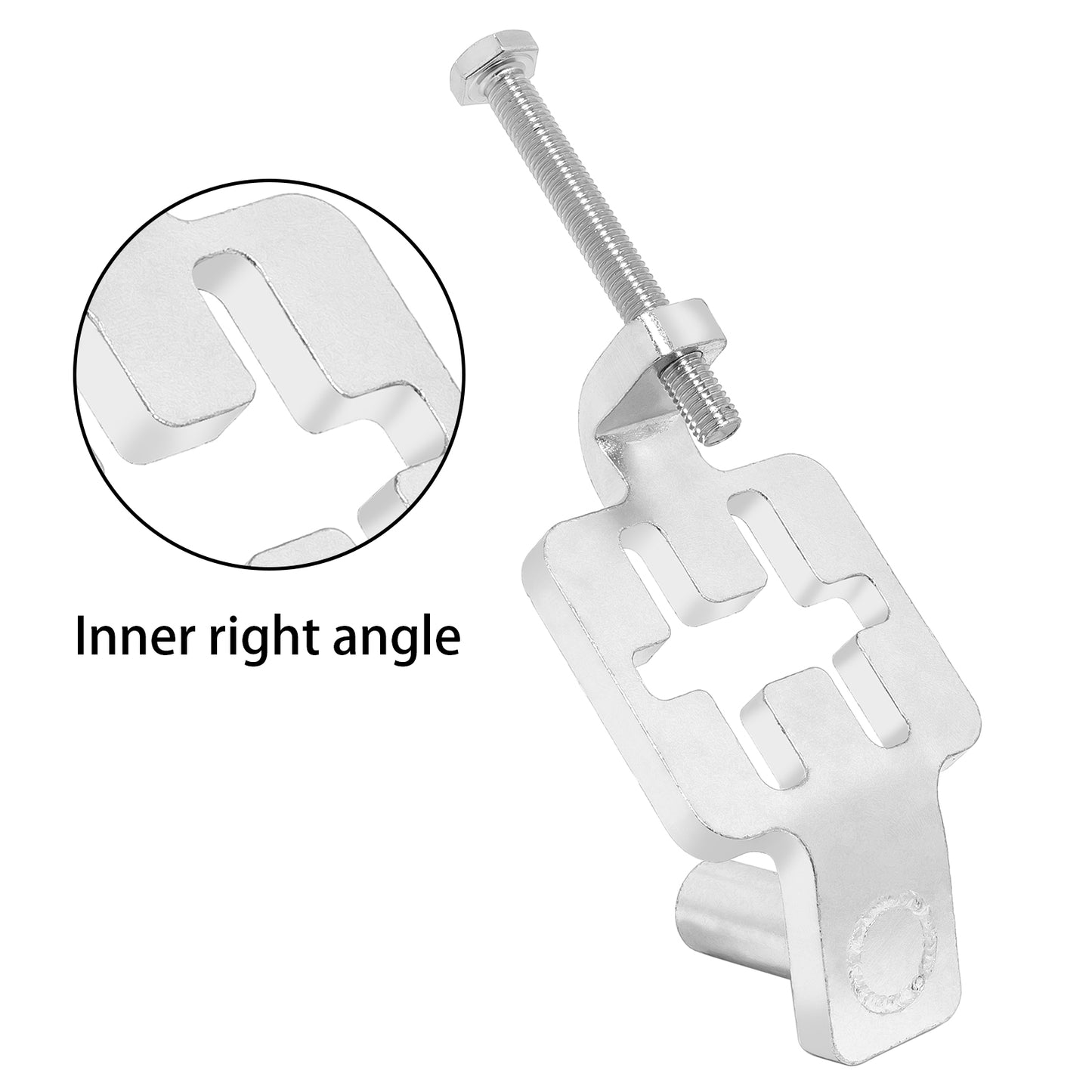 T-Post Gate Hinge Pins Heavy Duty, Adjustable Steel Hanger Eyes for Metal Posts - Farm, Garden & Backyard Gate Hinges